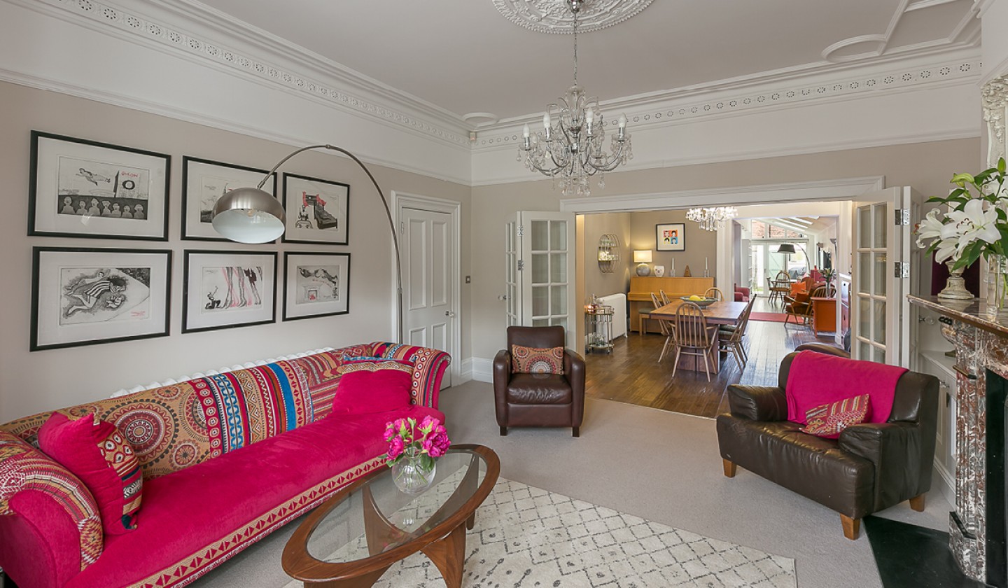 Lounge looking through to dining room